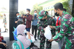 Serbuan Vaksin Kodim 0816/Sidoarjo untuk Warga Disabilitas