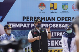 Atasi Permasalahan Sampah Overload, Bupati Kediri Resmikan Pengoperasian TPAS Sekoto