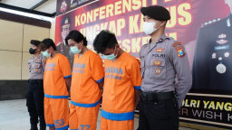 Polisi Amankan Tiga Pelaku Pembunuhan di GOR Delta