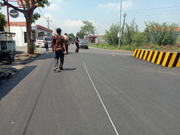 Pelebaran Jalan Sedati - Kembangsri Rampung, Warga Terbebas Macet