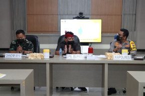 Vaksinasi Covid-19 Melonjak Drastis, Plt Bupati Nganjuk Apresiasi Kinerja Kapolres Nganjuk