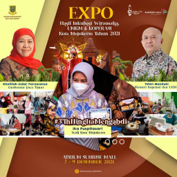 Kota Mojokerto Gelar Expo Besar Hasil Inkubasi Wirausaha UMKM dan Koperasi