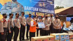 Kalemdiklat Polri Berikan Pengarahan Sesuai SOP Penanganan Bencana di Lumajang
