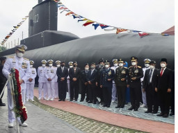 Forkopimda Jatim Ikuti Pelaksaan Upacara Memperingati Hari Dharma Samudera