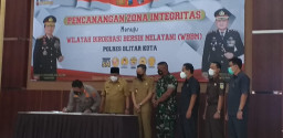 Canangkan Program WBBM, Polres Blitar Kota Lakukan Pelayanan secara Maksimal lewat Door to Door