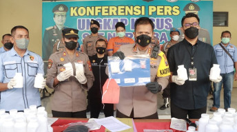 Polresta Sidoarjo Bekuk Satu Kurir Narkoba