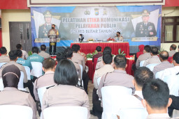 Wujudkan Membangun Zona Integritas Menuju Wilayah Bebas Korupsi, Polres Blitar Gelar Pelatihan Etika Pelayanan Publik