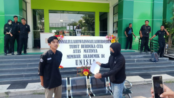 Buntut di Demo Mahasiswa, Rektor Unisla Ancam Beri Sanksi yang Terlibat