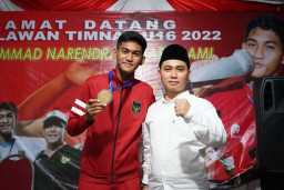 Tegar Narendra, Pemain Timnas U-16 Dapat Reward Wabup Gus Bara