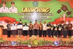 Bupati Sidoarjo Bagi-Bagi 10 ribu Beasiswa Pendidikan
