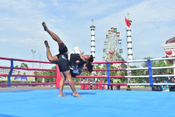 Atraksi Para Atlet Warnai Haornas Ke-39 di Lamongan