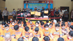 Polresta Sidoarjo Ungkap 61 Kasus Narkotika