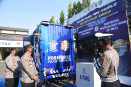 Peringati HUT Satlantas, Kapolres Lamongan Launching Pos Mobile