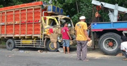 Rem Truk Molen Blong, 5 Kendaraan Terlibat Tabrakan Karambol di Lamongan