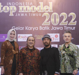 Hari Batik Nasional, Benny Gunawan Kenakan Busana Pekalongan Desain Vera Suraiya Fashion
