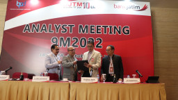 Bank Jatim Catatkan Laba Bersih Rp1,2 Triliun di Triwulan III