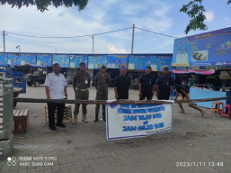 Bandel Buka di Luar Ketentuan, Pedagang Pasar Rakyat Sidomulyo Ditertibkan