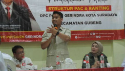 Panasi Mesin Politik, DPC Partai Gerindra Surabaya Perkuat Kepenguruan PAC