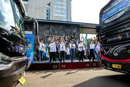 Gelar Mudik Gratis, PLN Bersama BUMN Berangkatkan 1000 Pemudik dari Surabaya