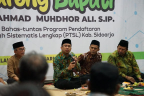 Sukseskan Program PTSL 2023, Bupati Sidoarjo Instruksikan Camat dan Kades Kawal Sesuai Aturan