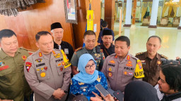 Polres Blitar dan Blitar Kota Kawal dan Amankan Pengesahan Anggota Baru PSHT dan PSHW