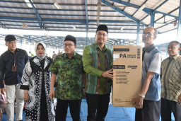 Ratusan RT se Kecamatan Porong dan Tanggulangin Terima Bantuan Sound System