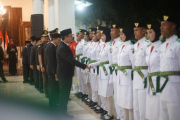 Gus Muhdlor Kukuhkan 78 Paskibraka 2023, Tekankan Jiwa Kepemimpinan