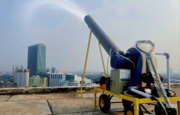 Tekan Polusi Udara Jakarta, Kantor Pusat PLN Pakai Mist Generator Buatan BRIN