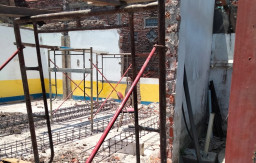 Rehab Gedung Fasilitas SDN Kedondong 2 Diduga Serobot Tanah Balai Desa