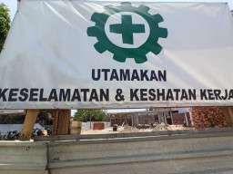 Kontraktor Pembangunan Puskesmas di Jombang Bandel, Tetap Abai K3, PPK Tutup Mata?