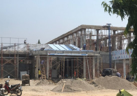 7 Hari Jelang Berakhir Kontrak, Pembangunan Puskesmas Mojoagung Jombang Masih 75 Persen