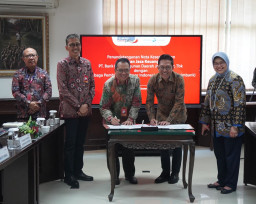 Dorong Peningkatan Transaksi Ekspor, Bank Jatim dan LPEI Lakukan MoU