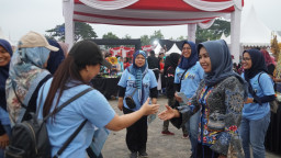 Sediakan 100 Kompor Induksi, PLN Ramaikan Gelaran Pekan Budaya Majapahit di Lapangan Surodinawan