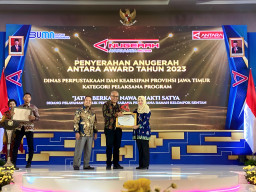 Disperpusip Jatim Raih Penghargaan, Sebagai Wujud Komitmen Literasi Inklusi