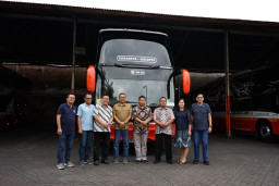 PO Harapan Jaya Meluncurkan 3 Unit Bus Baru untuk Rute AKAP