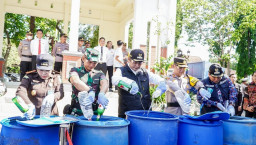 Hasil Tangkapan Selama Operasi Cipta Kondisi di Musnahkan