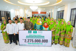 Muslimat NU Gelontorkan Dana Rp2,2 M untuk Bantu Palestina