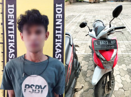 Hendak Curi Motor, Warga Bangunrejo Malah Ketahuan Polisi