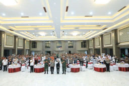 Jelang Nataru, Forkopimda Jatim Gelar Rakor Operasi Lilin Semeru 2022