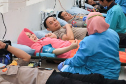 Polrestabes Surabaya Gelar Donor Darah