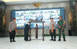 Forkopimda Jatim Launching Progam Omah Rembug dan Revitalisasi Siskamling