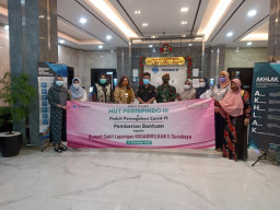 Peduli Pencegahan Covid-19, Perispindo III Gelar Bansos di RSLK