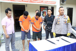 Dua Begal Motor asal Madura Diringkus Polsek Sukolilo