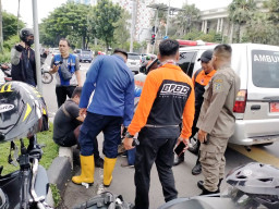 Motor Adu Banteng, 1 Orang Alami Luka Serius