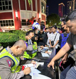 Gelar Operasi Skala Besar, Polrestabes Surabaya Angkut 47 Sepeda Motor