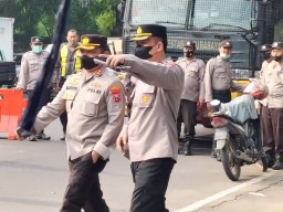 Pasca Bom Bunuh Diri di Astana Anyar, Polrestabes Surabaya Perketat Penjagaan