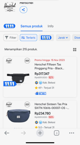 5 Rekomendasi Tas Herschel Kekinian