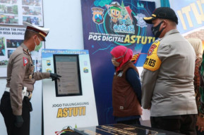 Kampung Tangguh Di Tulungagung, Dilengkapi Pos Digital Pantau Warga