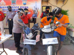 Dua Residivis Spesialis Curanmor Beraksi, Dibekuk Polisi