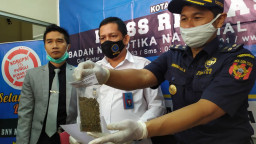 BNN Kota Kediri Ungkap Peredaran Ganja Via Medsos